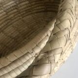 Basket woven palm leaves