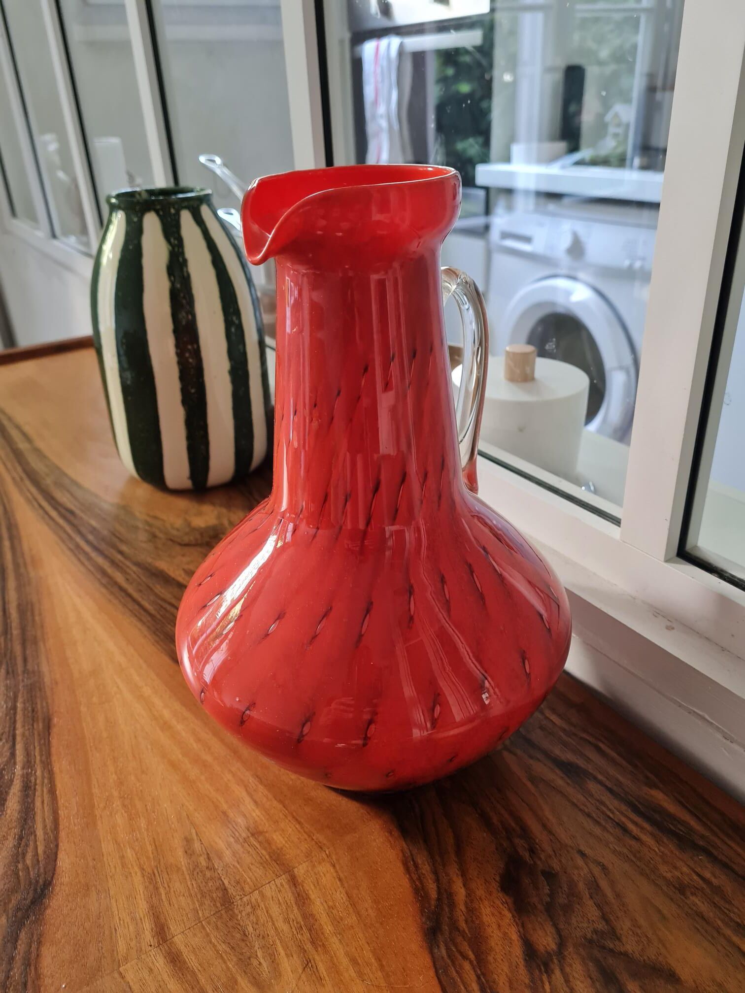 Murano red vase