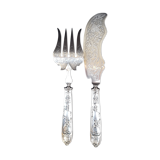 Service a fish, silver channel, 19th century