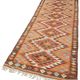 Turkish Handwoven Vintage Herki Kilim 101 cm x 321 cm