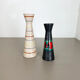 Ensemble de deux vases de lave grasse en poterie « Multi-Color » par Scheurich, Allemagne, années 1970