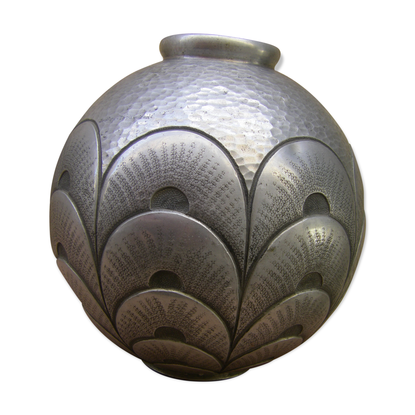 Art-deco vase dedieu thoumiand