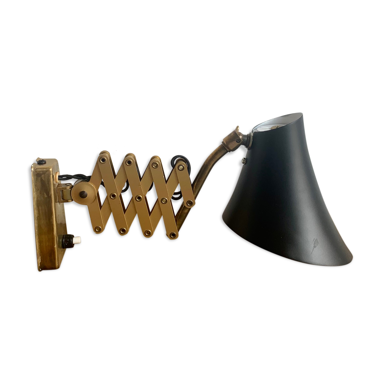 Scissor wall lamp, 1960s