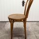 Pair of bistro chairs Fischel 1930 curved wood