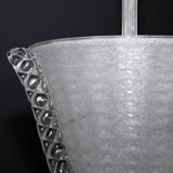 Rare Art Deco Ercole Barovier chandelier in  Murano glass. Italy 1940