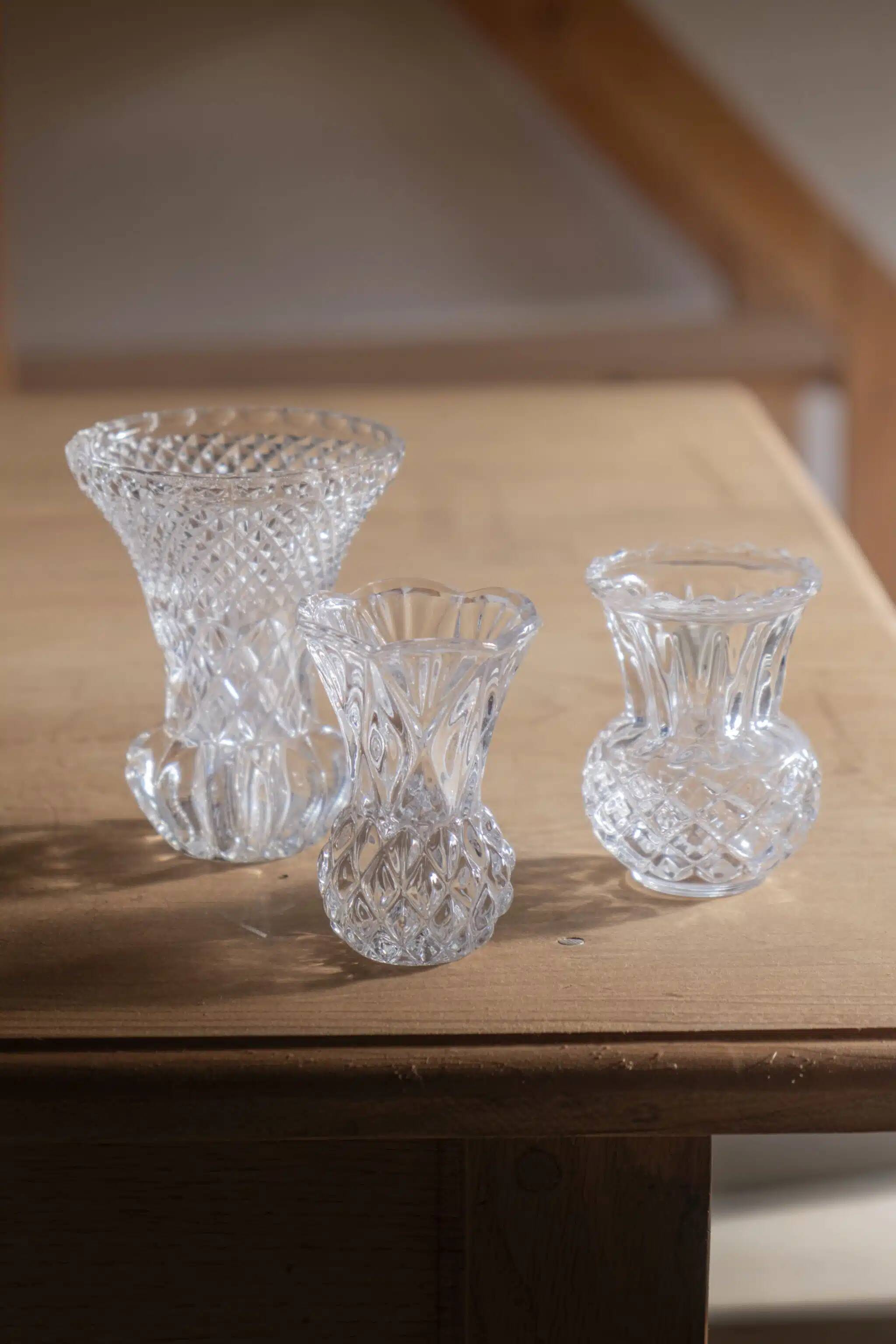 Small cut glass vase "Thérèse"