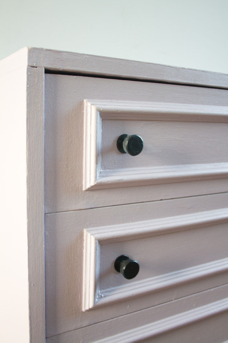 Commode rose type art déco