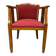 Chaise de bureau art déco en noyer