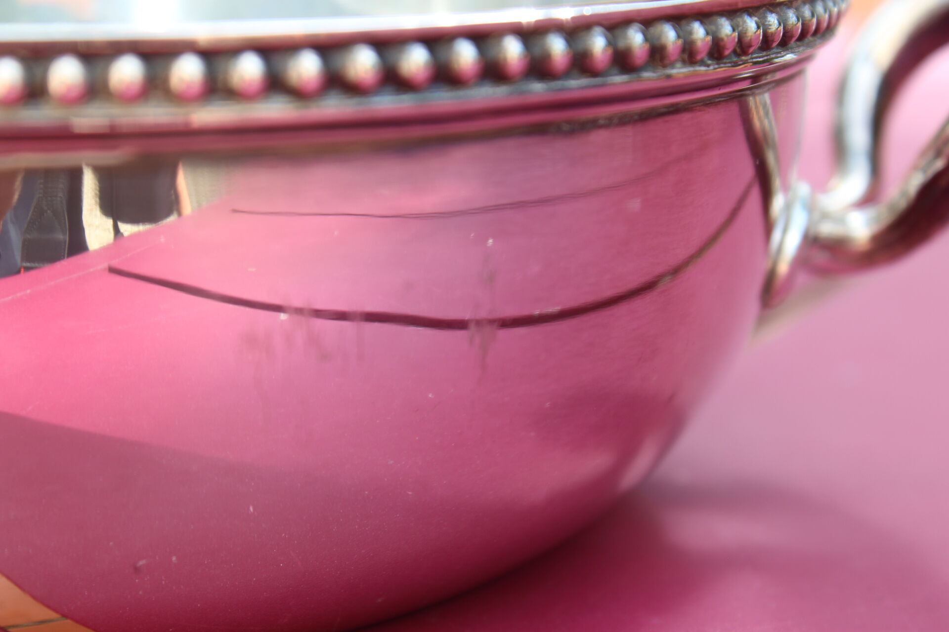 Ercuis vegetable and its plateau Louis XVI style