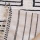Contemporary Black and White Rug - 291 x 214 cm