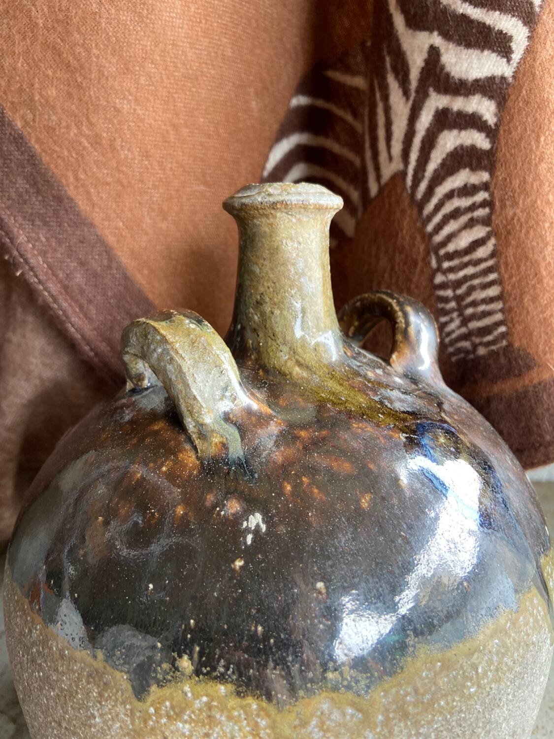 Ancient glazed pottery