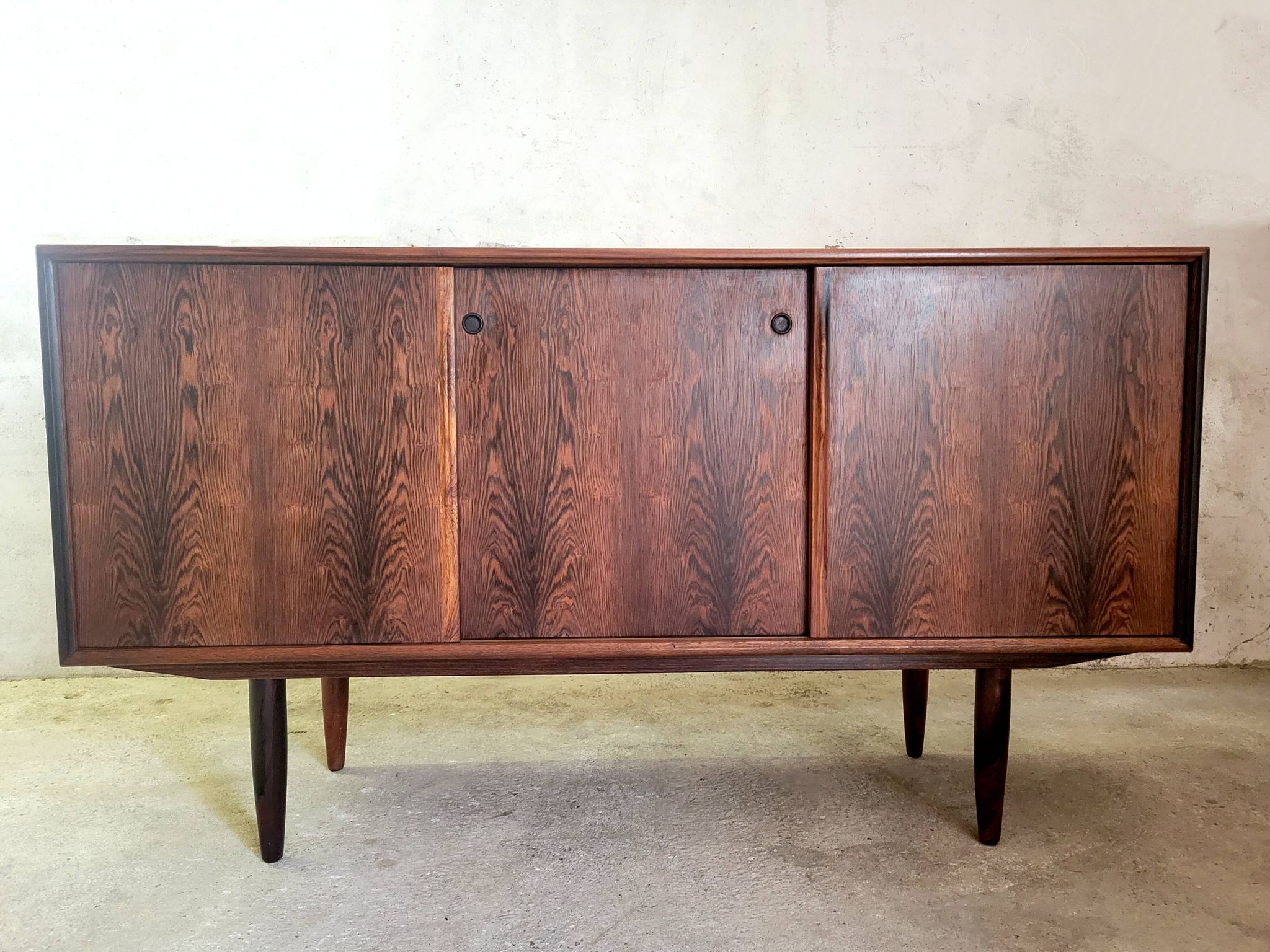 Vintage rosewood sideboard by Gunni Omann for ACO Mobler