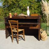 Office furniture, old glove maker's table.