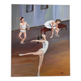 Tableau R. Clément – Ballet Dancers – Backstage – 50×61 cm