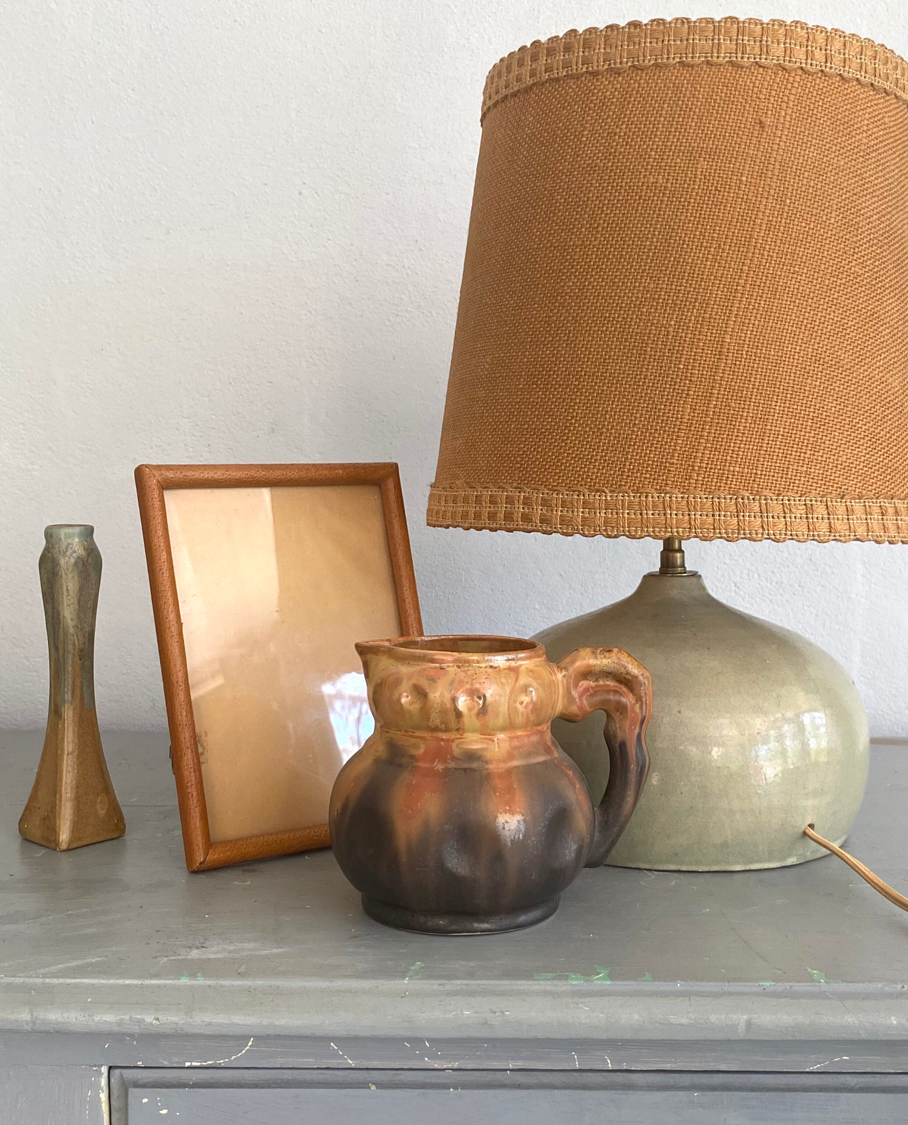 Frame in leather 60s