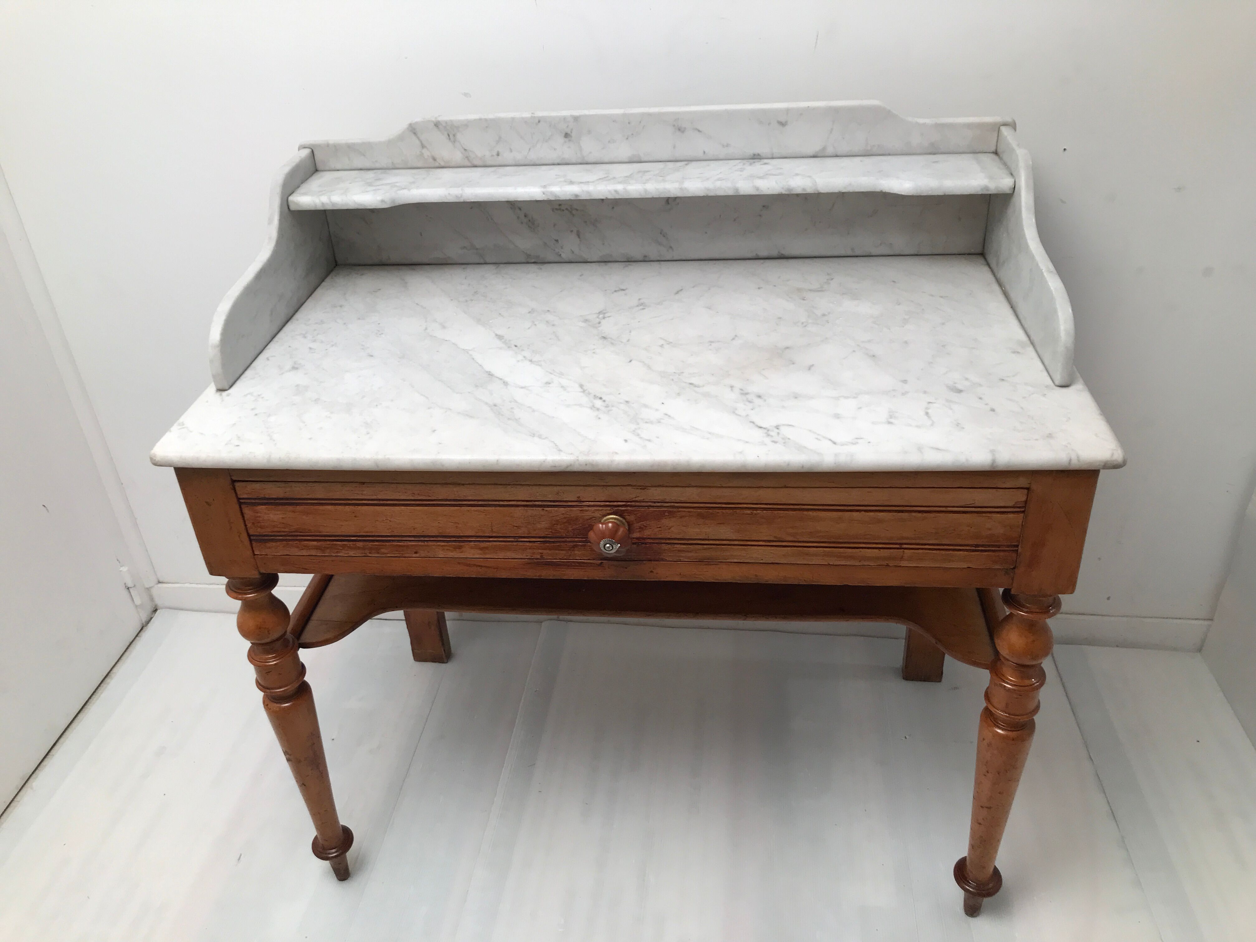 Dressing table marble style Henri II 1900s