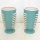 Paire de grands vases Art Déco 1940' Saint-Clément (H 25,5 cm)
