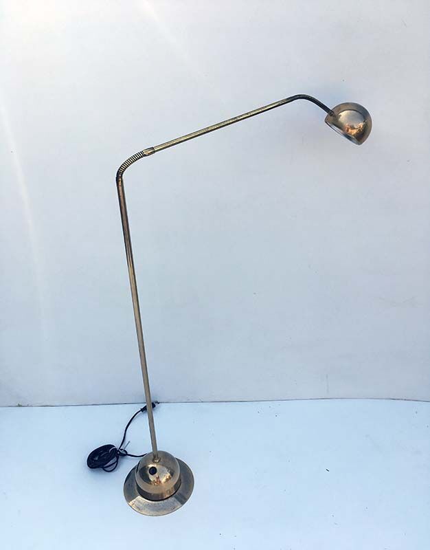 Brass floor lamp