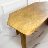 Pierre Chapo, model B40 desk in elm circa 1980.