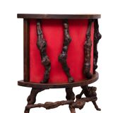 Dry Bar French Vinery Bar and Stool Set, 1960s, Set of 4