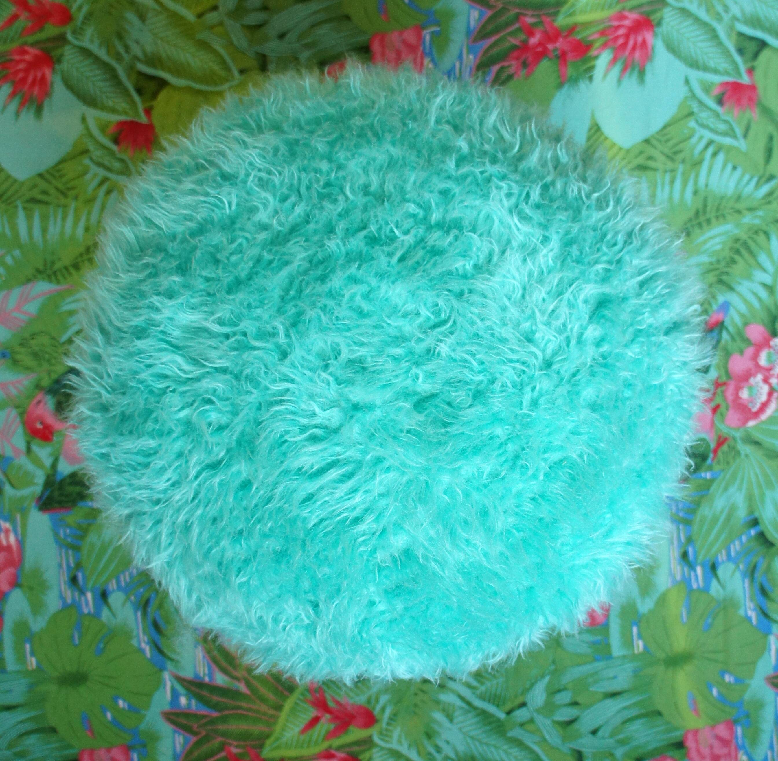 Tripod stool blue mint moumoute 1960