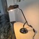 Vintage retro black chrome design lamp from the space age 80s.