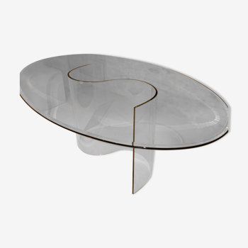 Table ovale design roche bobois