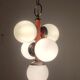 Glass ceiling lamp, Spain, 1970s