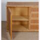 Vintage wicker, bamboo and brass chest of drawers by Dal Vera, 1970.