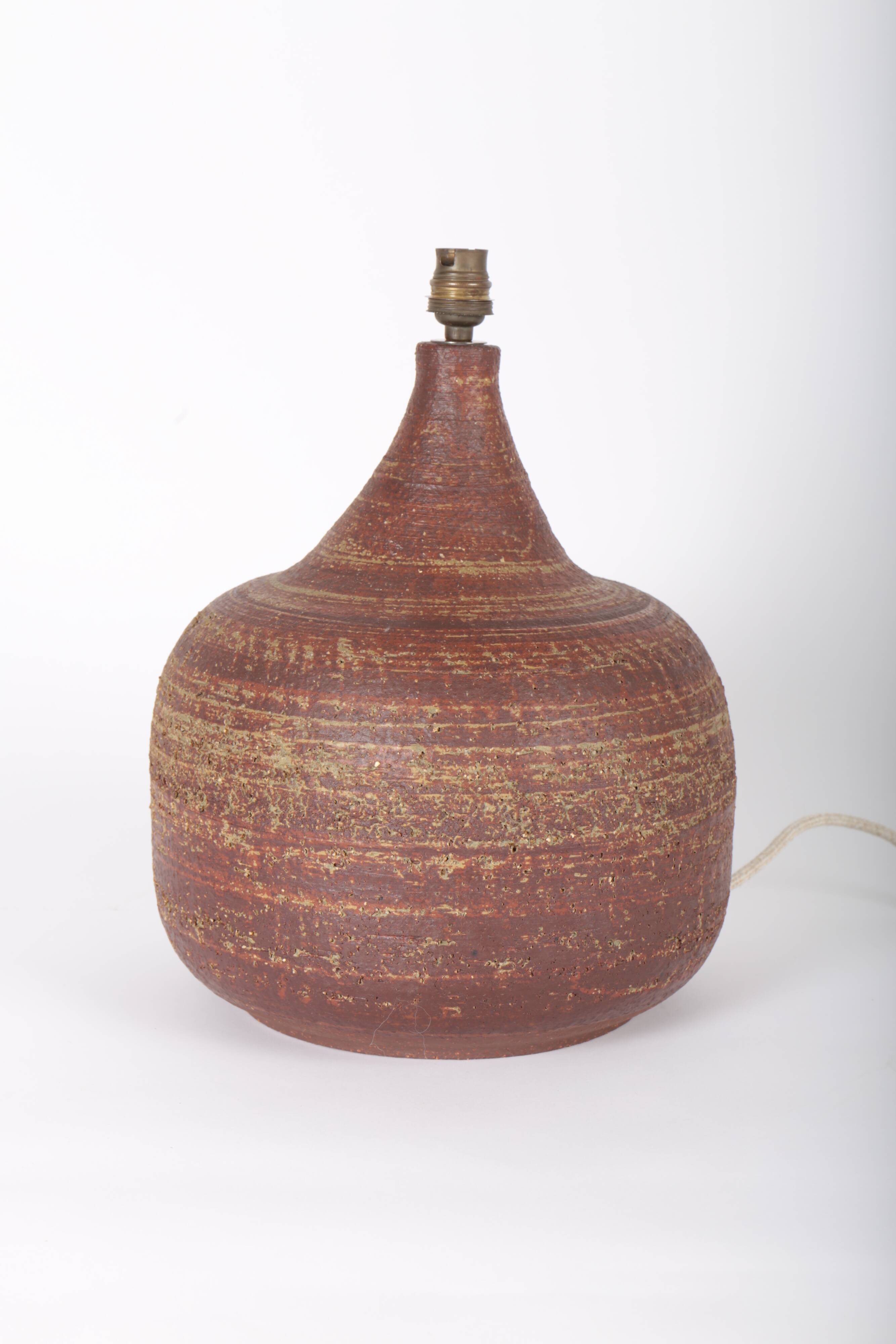 Lamp base by Jacques Pouchain - Atelier Dieulefit
