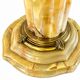 Onyx and gilded bronze column in Corinthian style – Display pedestal