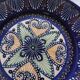HB Quimper plate with pearl/embroidery signed P. Poquet