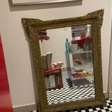 Antique golden mirror of Louis Philippe nineteenth century