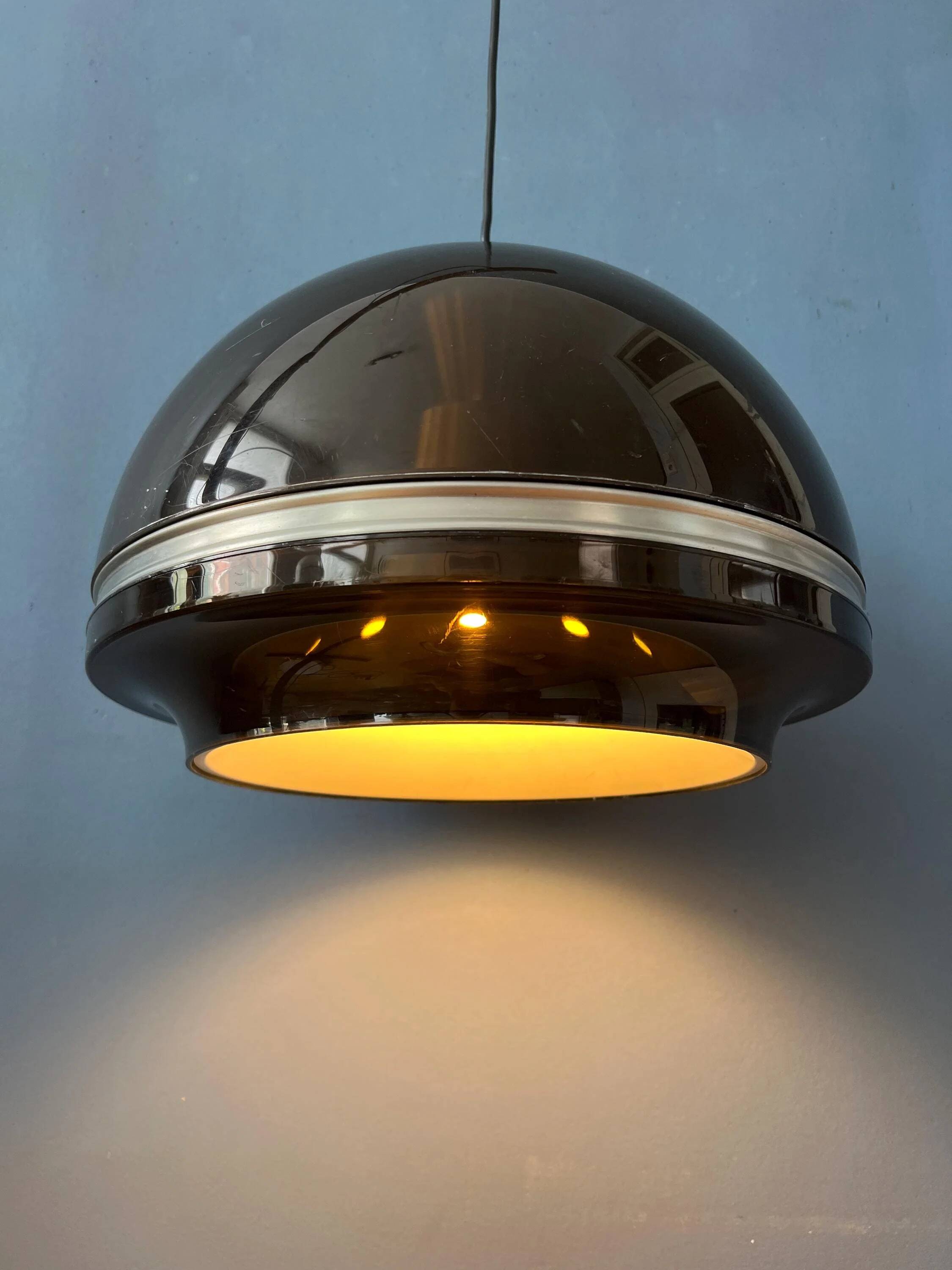 Grande suspension "Dome" Space Age "Flying Saucer" par Dijkstra