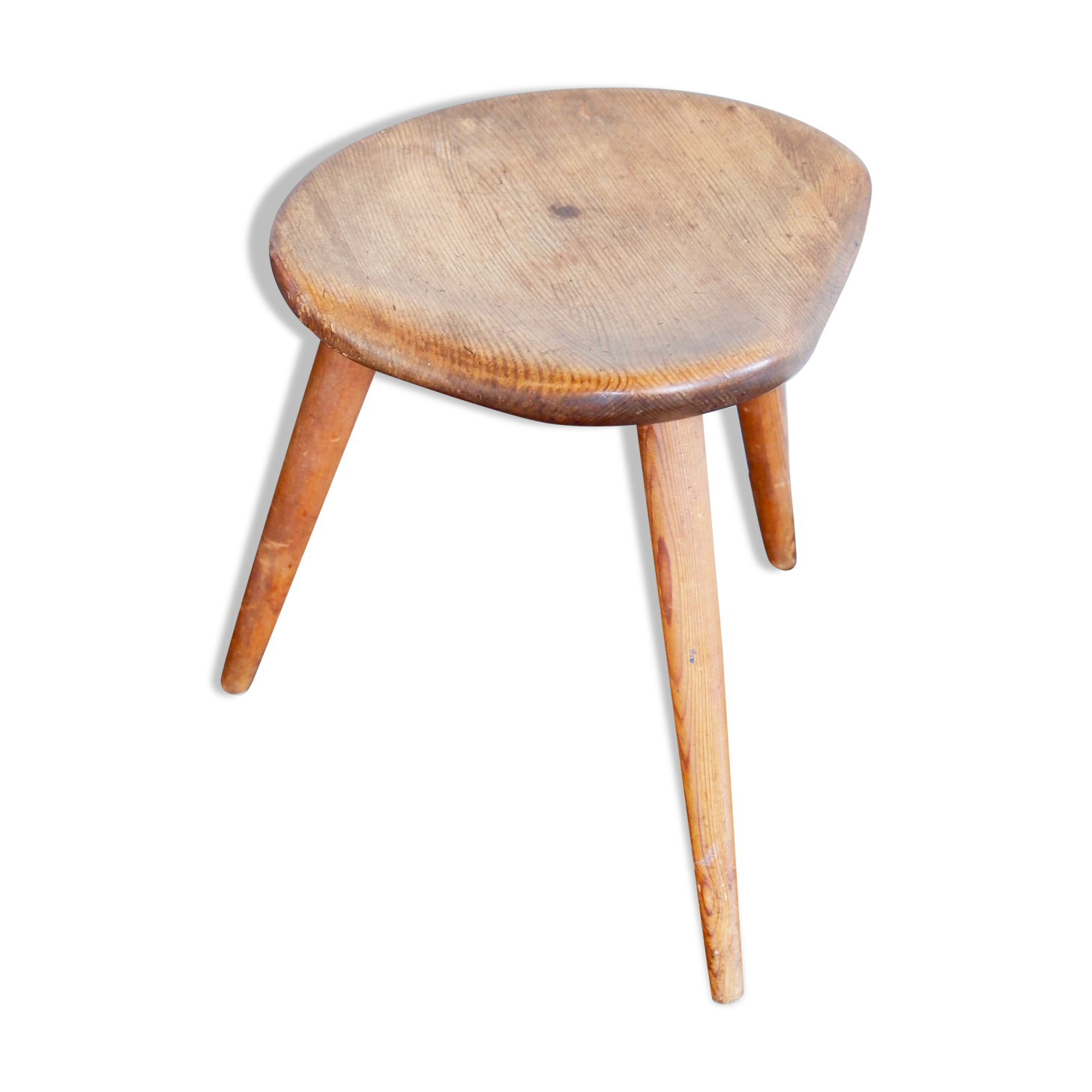 Norweigian pine stool for Norsk Husflid, 1950.