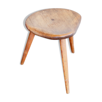 Tabouret en pin norvégien pour Norsk Husflid, 1950.