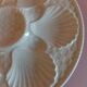 Oyster plate in white earthenware from Longchamp