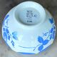 Large antique earthenware bowl from Gien, Mona decoration.