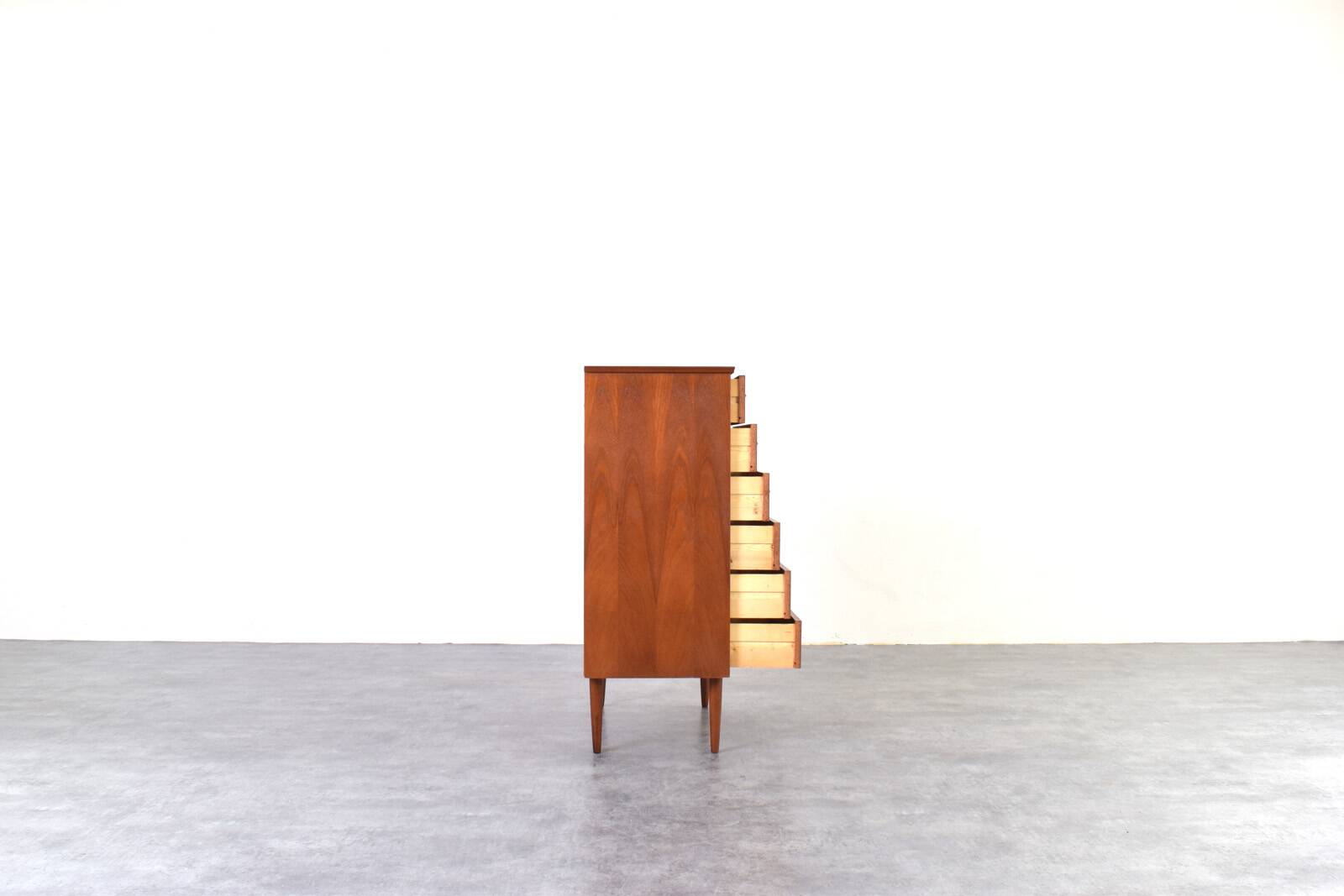 Mid-Century Danish Teak Chest of Drawers, 1960s.