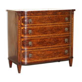 Sheraton commode with lion head handles, 1859