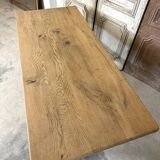 Raw bleached wood table