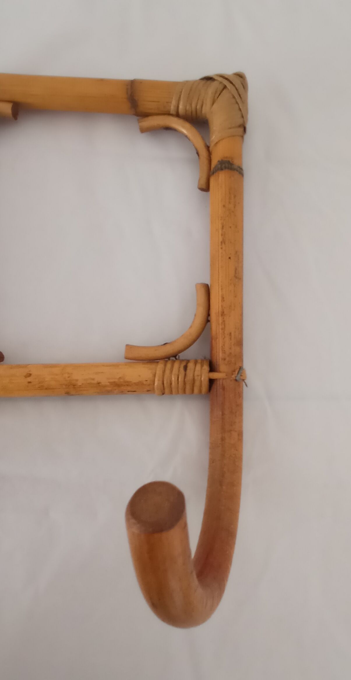 Vintage bamboo coat rack