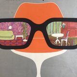 Original design poster of the Salon des assembliers / Foire de Paris, 1973