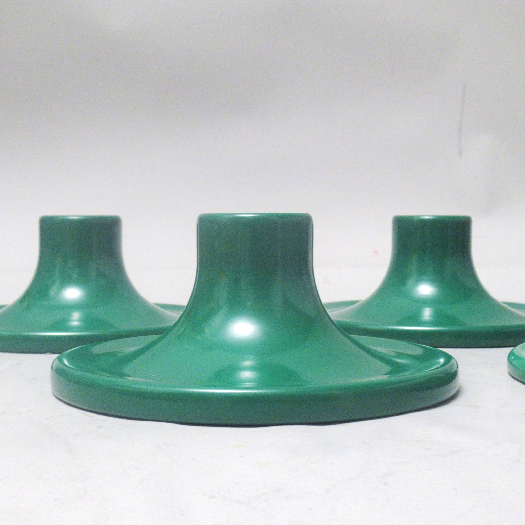 Green metal Teti wall light, 1970s