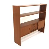 Scandinavian teak bookcase, Sweden, 1960