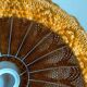 Vintage knit lampshade pendant lamp
