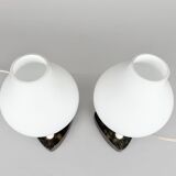 Paire de lampes de table ou de chevet du milieu du siècle