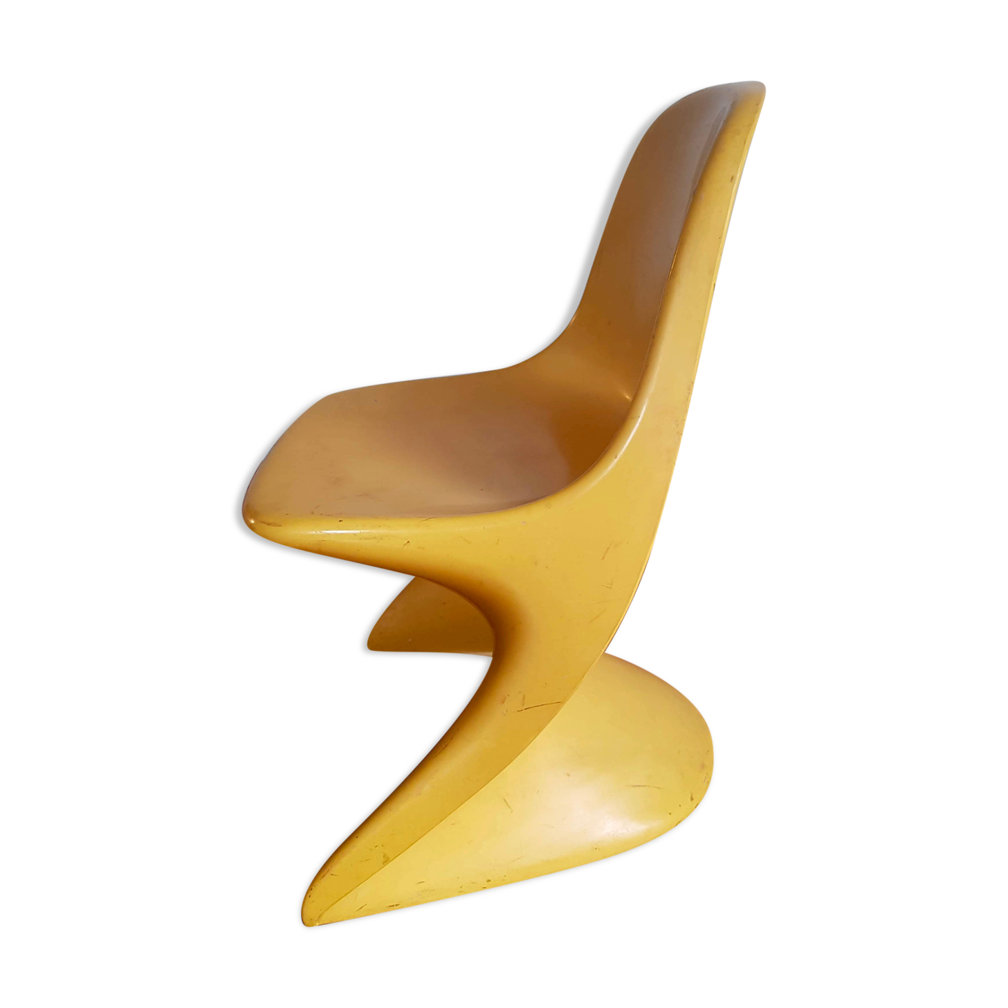 Yellow child chair Casalino 1 Alexander Begge for Casala