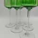 6 Large Baccarat crystal glasses.