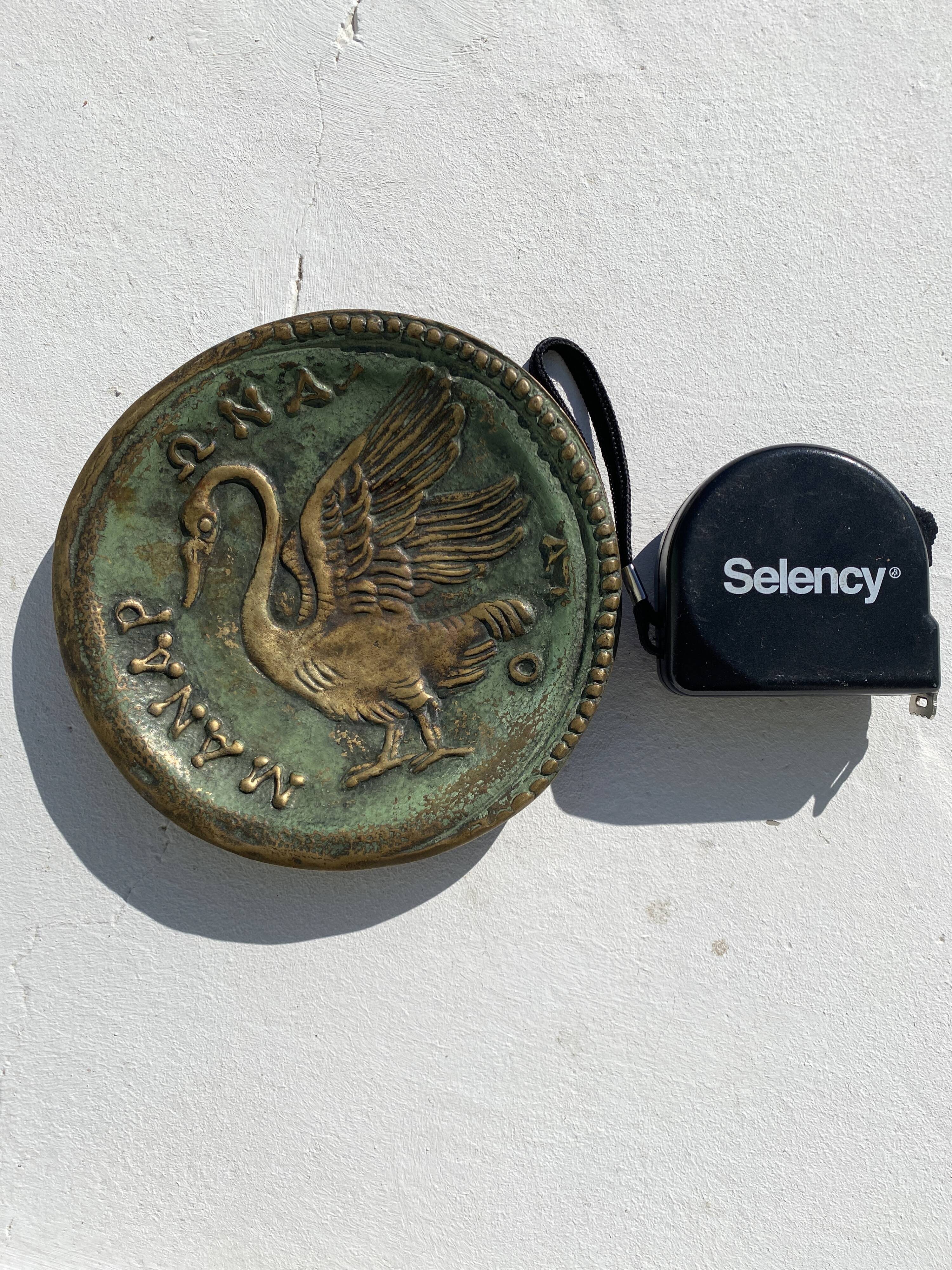 Ashtray bronze Max the glassmaker